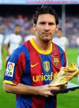 Contoh Descriptive Text About Lionel Messi dan Artinya