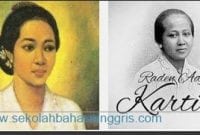 Contoh Recount Text Biografi R.A. Kartini dalam Bahasa Inggris dan Artinya